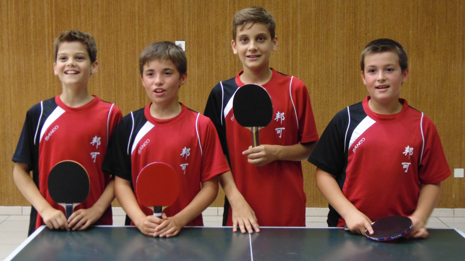 Equipe jeune 2014 Association Sportive Tennis de Table Montbeugny Auvergne ASTTMA ASTTM